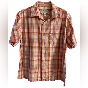 Polo Ralph lauren authentic jeans company short sleeve button front shirt Large
